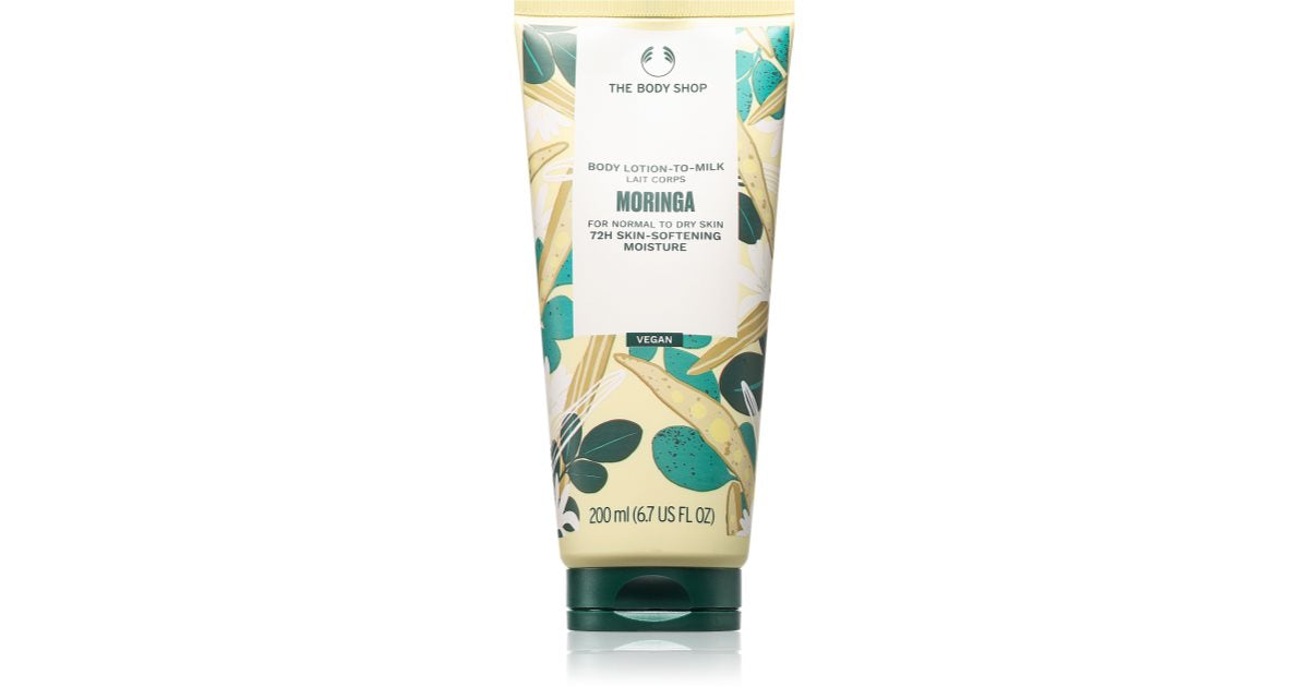 The body shop Moringa Body Lotion for Normal to Dry Skin - 200ml