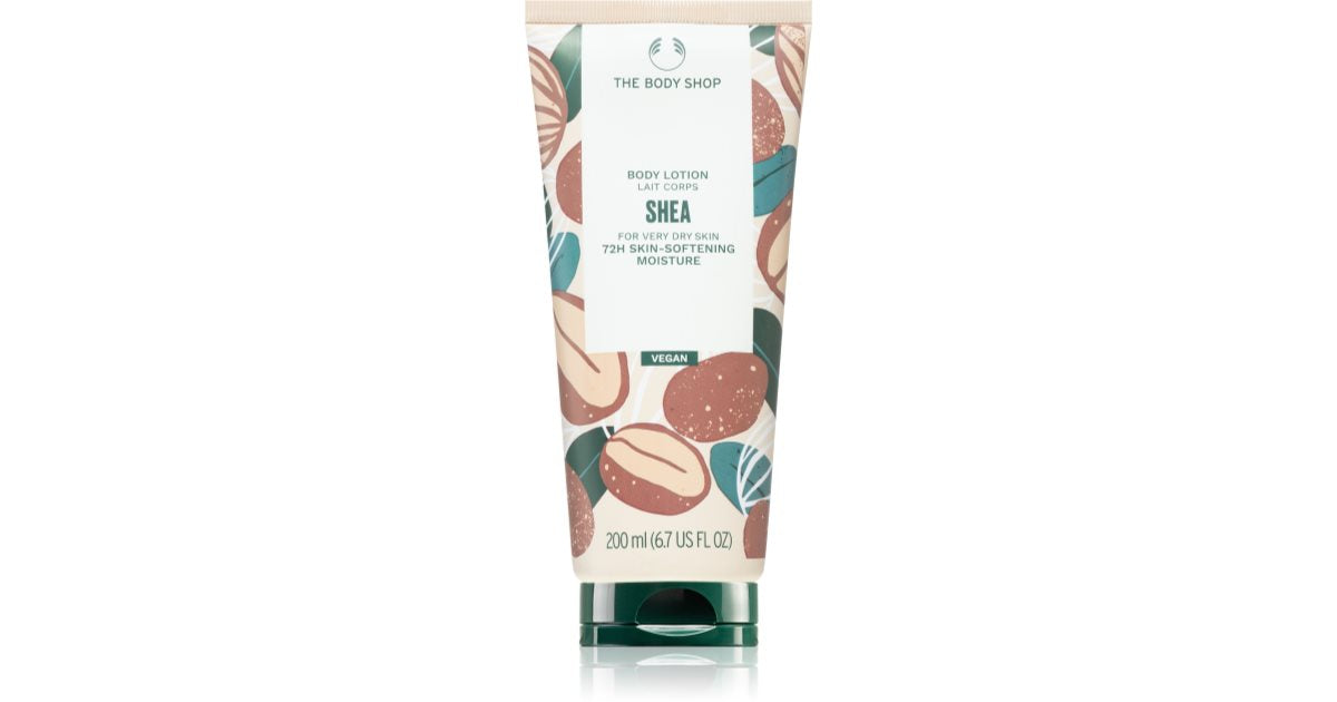 The body shop Shea Body Lotion für sehr trockene Haut – Körperlotion – 200 ml