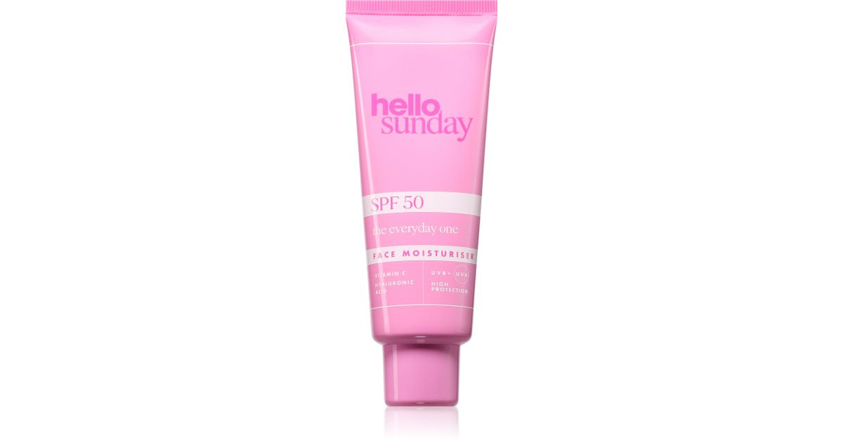 hello sunday the everyday one SPF 50 face moisturizer SPF 50 75 ml