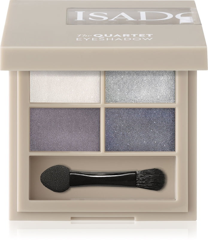 IsaDora Quartett-Lidschattenpalette, Farbe 12 Crystal Mauve, 3,5 g