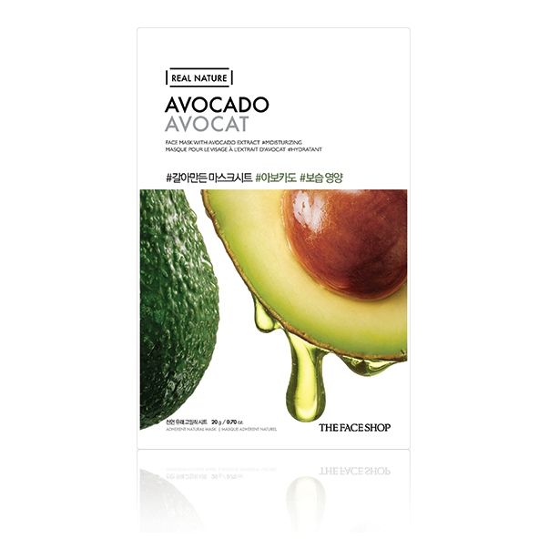 THE FACE SHOP - Real Nature Face Mask - Avocado - 1pc
