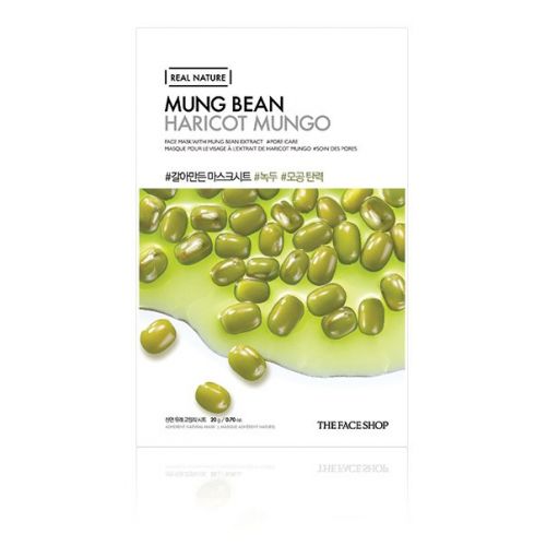 THE FACE SHOP - Real Nature Face Mask - Mung Bean - 1pc
