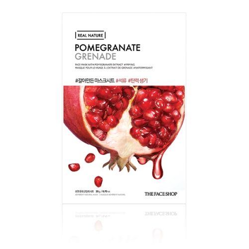 THE FACE SHOP - Real Nature Face Mask - Pomegranate - 1pc