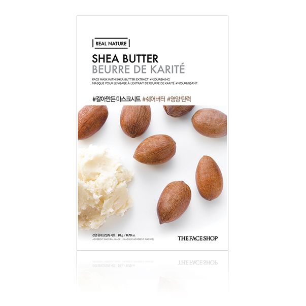 THE FACE SHOP - Real Nature Face Mask - Shea Butter - 1pc