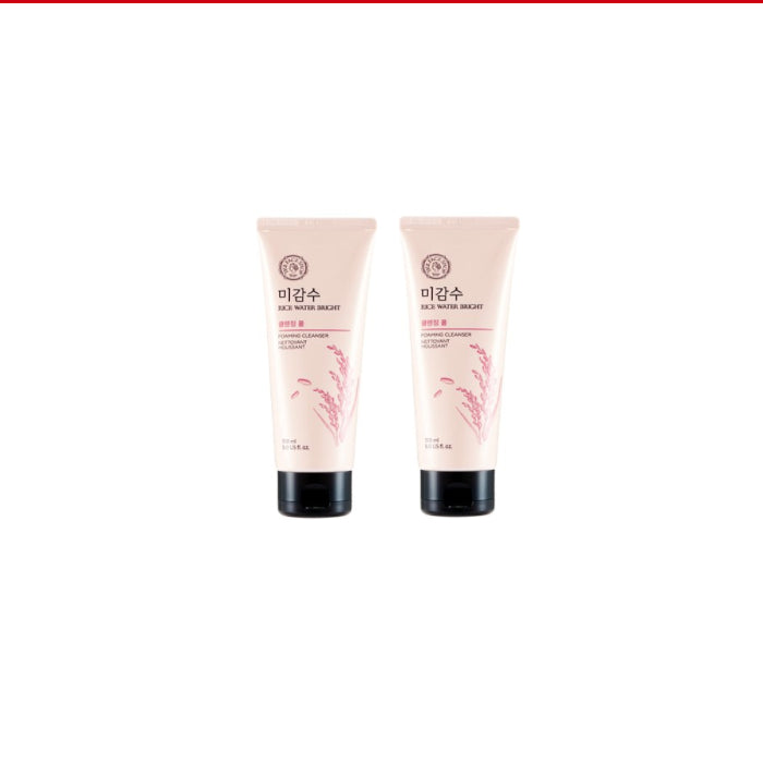 THE FACE SHOP Rice Water Bright Foaming Cleanser - 150ml (2ea) Set