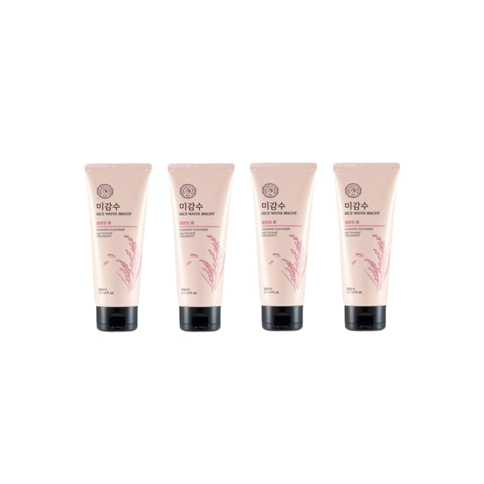 THE FACE SHOP Rice Water Bright Foaming Cleanser - 300ml (4ea) Set