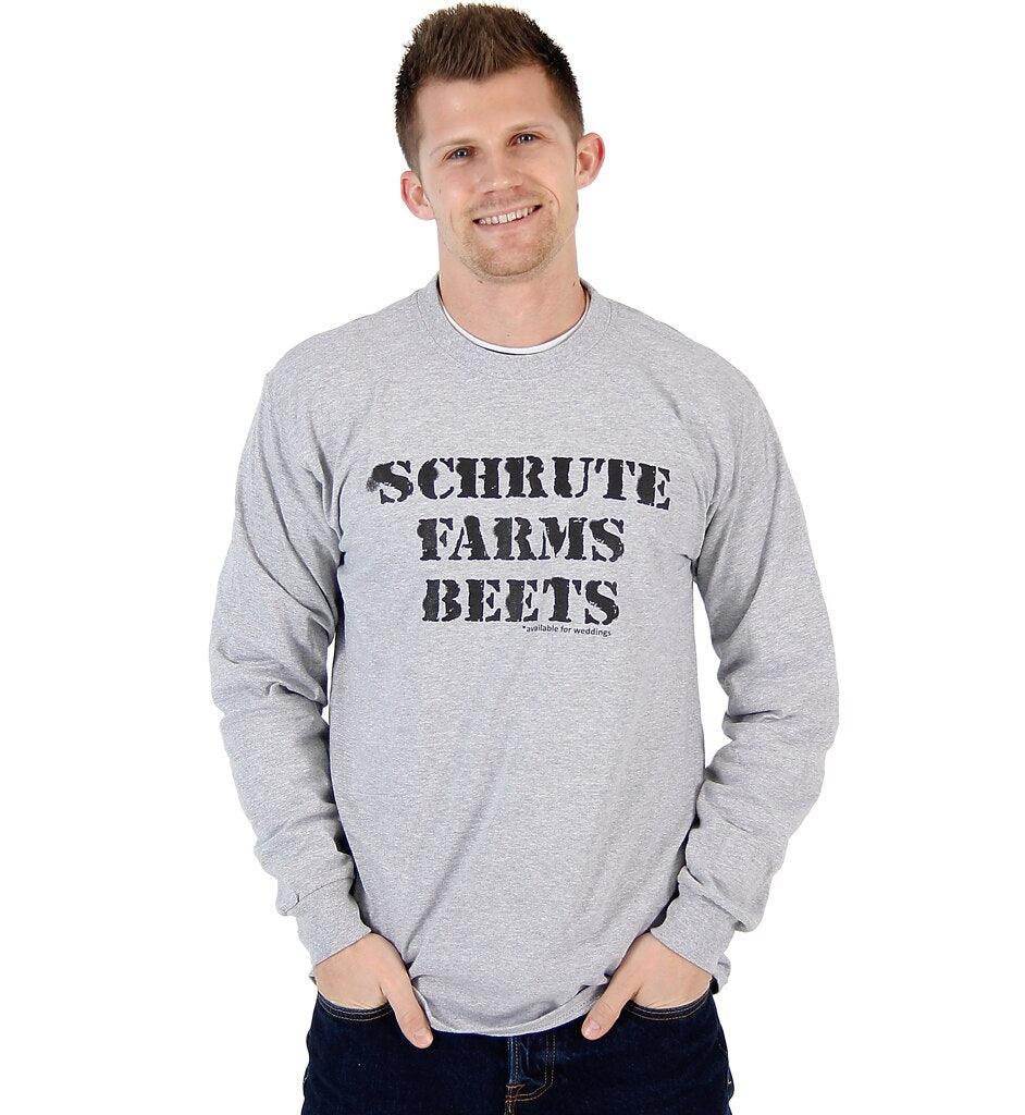 The Office Schrute Farms Beets Long Sleeve Shirt - 3X