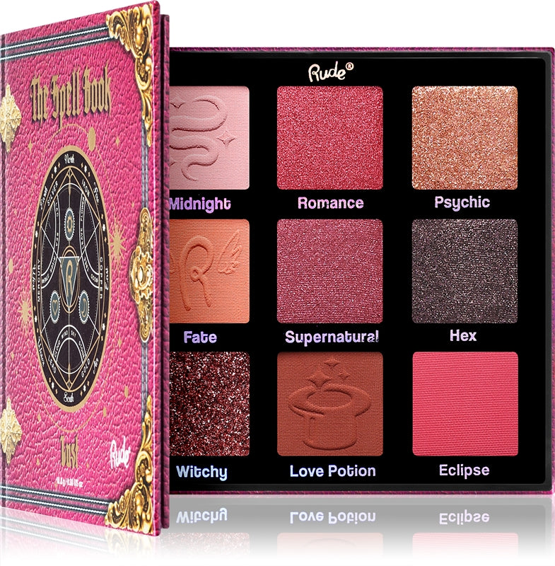 Rude Cosmetics The Spell Book Lidschattenpalette Color Lust 10,8 g