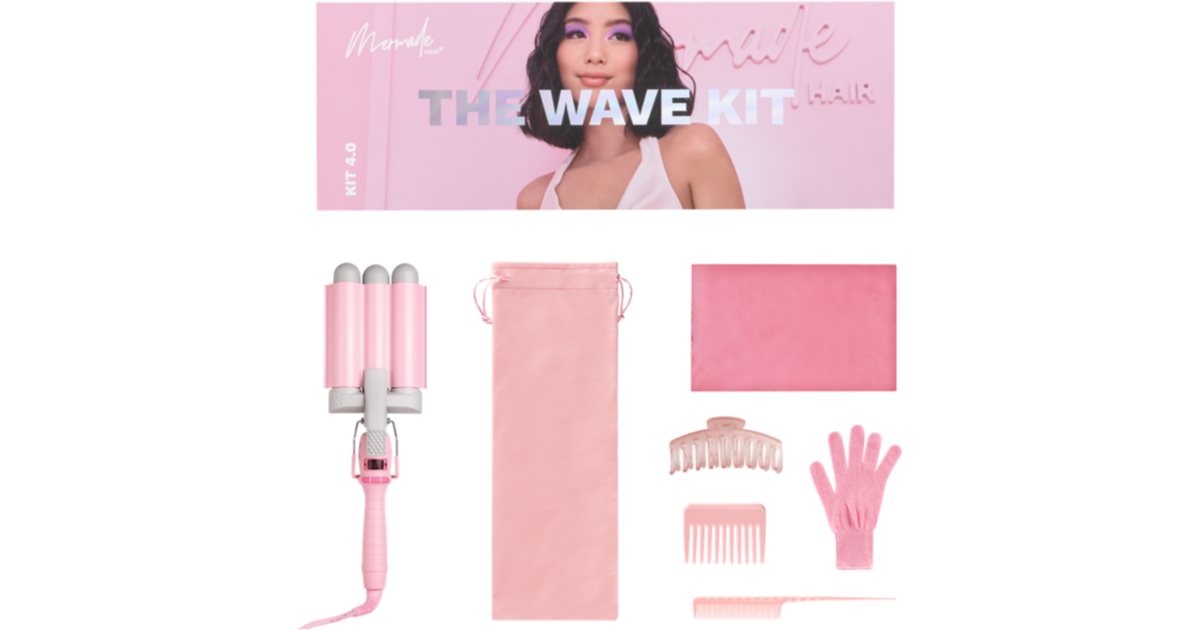 Mermade Wave Kit trojitá žehlicí deska s accessori 32 mm