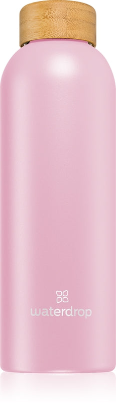 Waterdrop Thermo Steel rustfri stålflaske for farget vann Pastel Pink Matt 600 ml