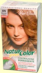 Renee Blanche hårfarge permanent fargelegging Naturale Naturfarge Grønn8 N Lys Blond