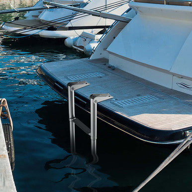 4-Step Telescoping Folding Boat Ladder
