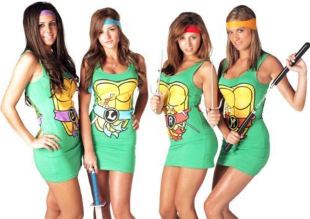 TMNT Tunic Tank Dresses - S - Michelangelo