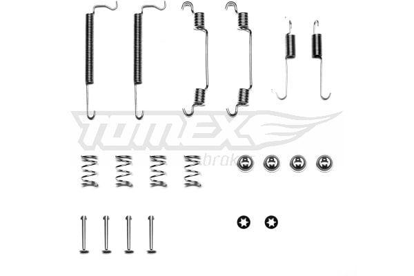Accessory Kit, brake shoes TOMEX Brakes TX 40-05