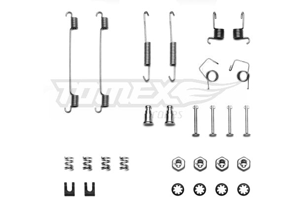 Accessory Kit, brake shoes TOMEX Brakes TX 40-25