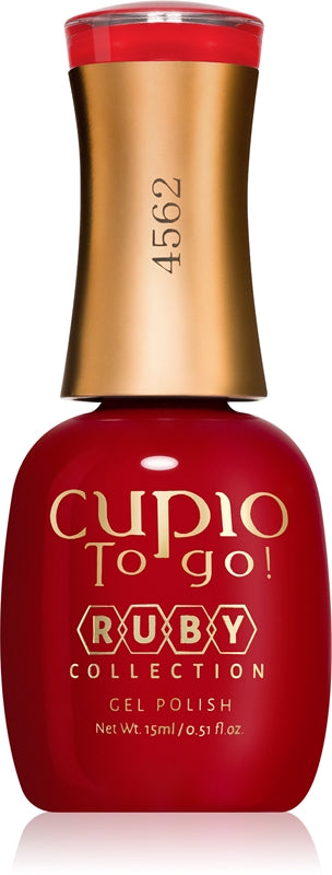 Cupio Na drogę! Ruby Gel Nail Polish z lampą UV-LED Color Hot Czerwony 15ml