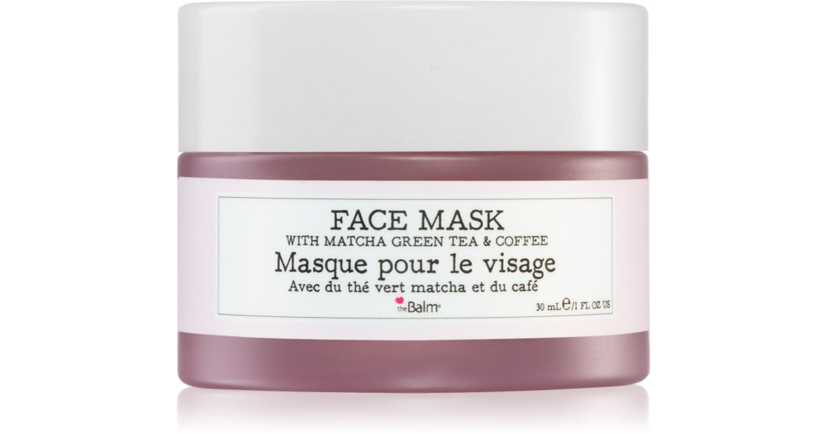 theBalm La Rescue® Matcha Green Tea & Coffee Mască de față hidratantă intensă 30 ml