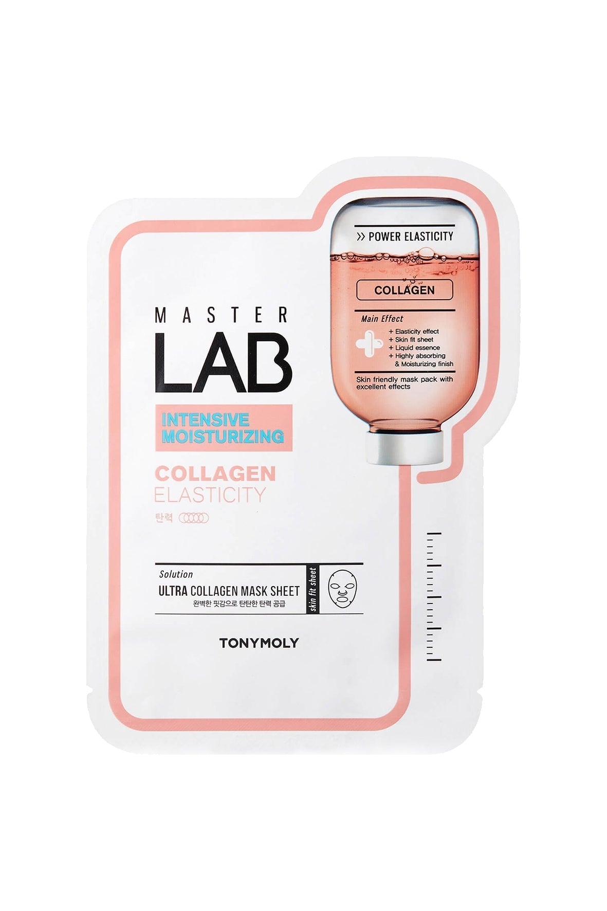 Maschera in tessuto rassodante al collagene TonyMoly Master Lab per il viso 19 g