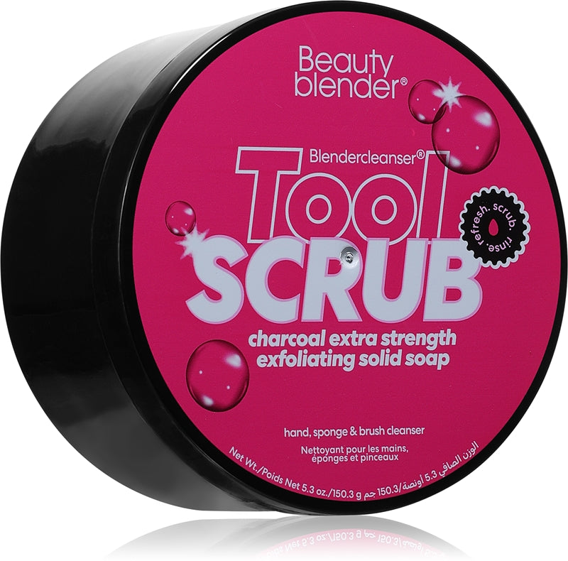 beautyblender® Tool Scrub Charcoal Detergente solido per spugne e pennelli per il makeup 150 g