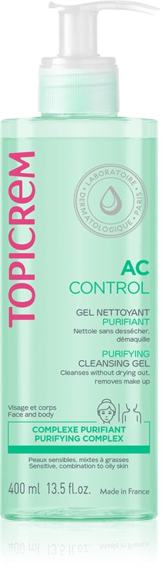 Topicrem Gel Purificante AC Piel Mixta a Grasa 400 ml