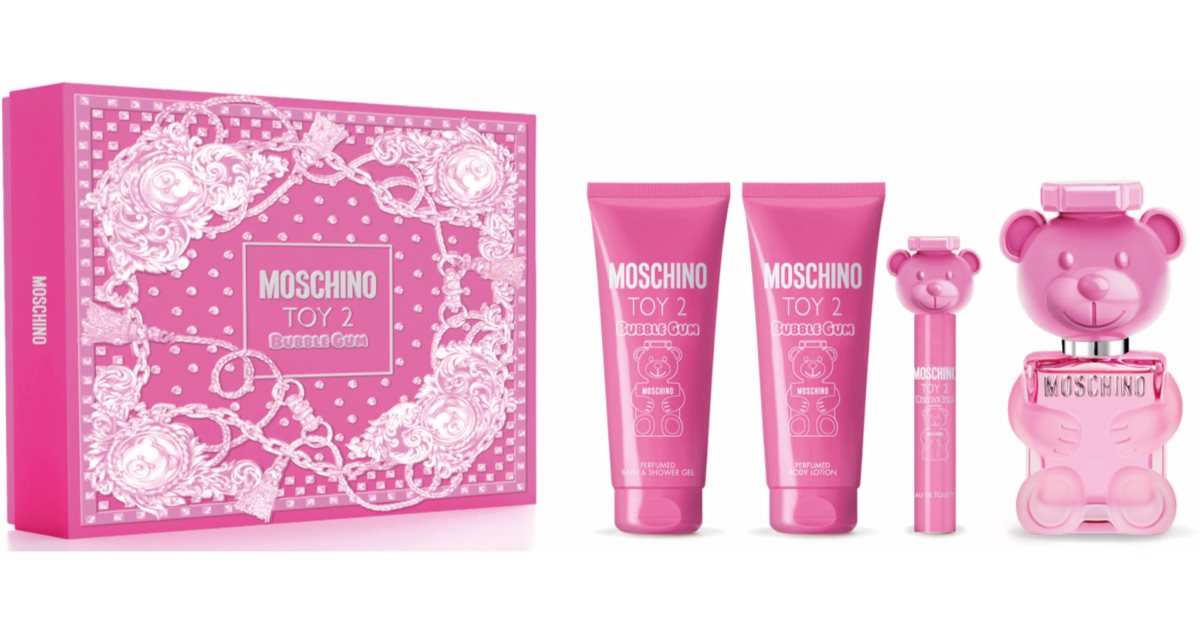 Moschino Toy 2 Bubblegum Eau de Toilette Spray Set 100 ml 4 Stück