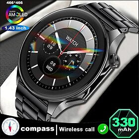 2024 novo relógio x relógio inteligente para trajetória bússola nfc relógios amoled 466466 tela hd bluetooth chamada masculino smartwatch