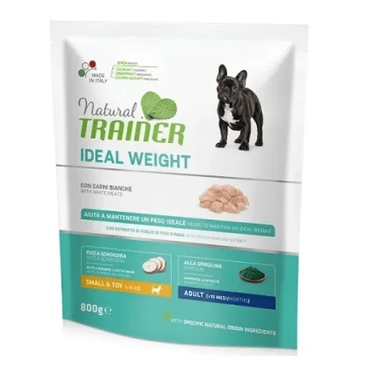 Affinity petcare italia Alimento Natural Ideal Weight Care para Adultos Pequeños y Toy con Carne Blanca - 800 g