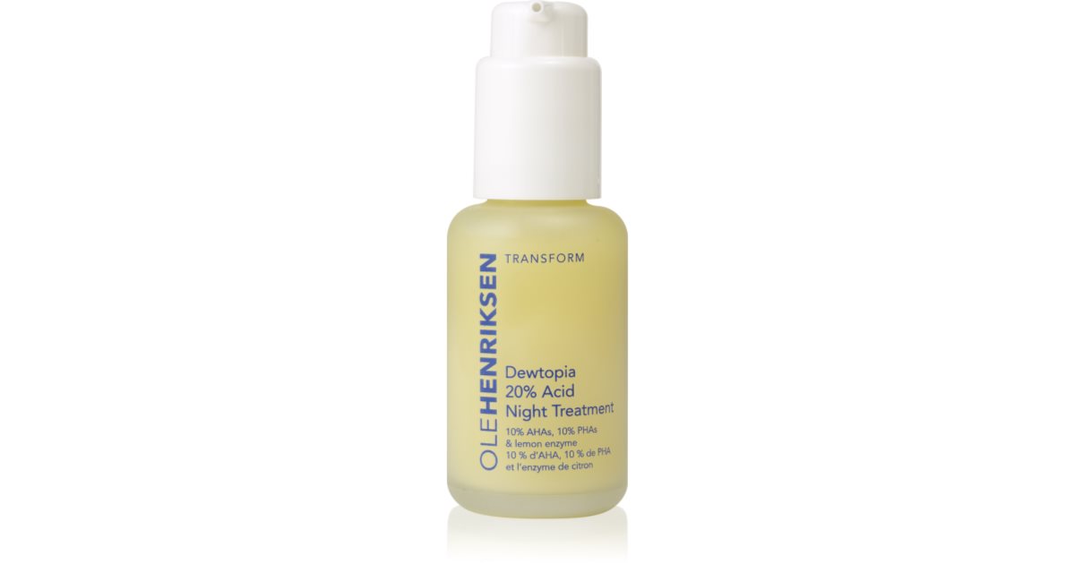 OLEHENRIKSEN Transform Dewtopia 20% syre nattserum mot rynker og mørke flekker 30 ml
