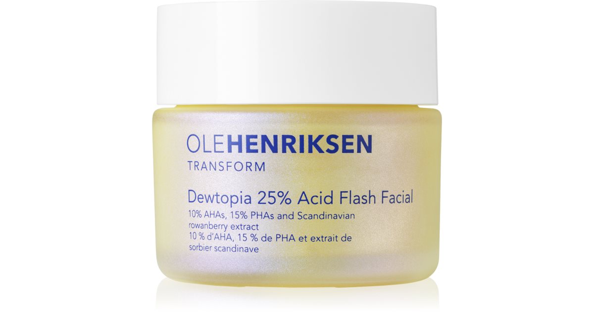 OLEHENRIKSEN Transform Dewtopia 25% Syrablast maschera exfolierande medel 50 ml