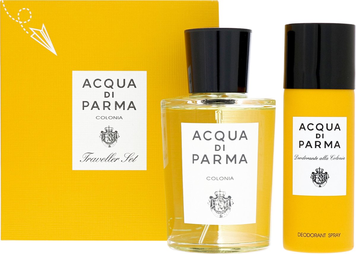 Set da viaggio Acqua di Parma: Spray Deodorante Antitraspirante Colonia Uomo 50 ml + Eau De Cologne Colonia Uomo 100 ml