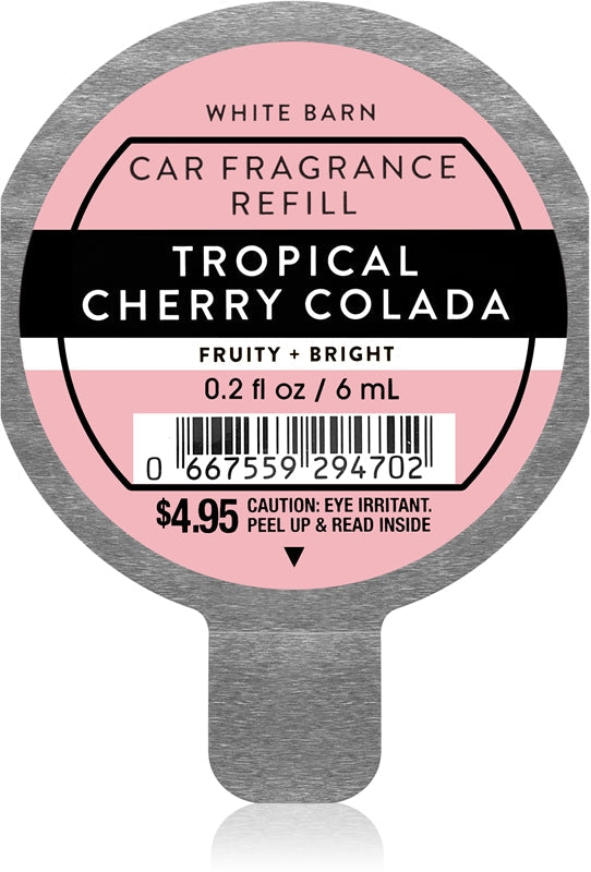 Bath & Body Works Tropical Cherry Colada Car Air Freshener Refill 6ml