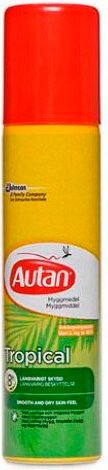 Autan Spray tropical de protecție împotriva insectelor 100 ml