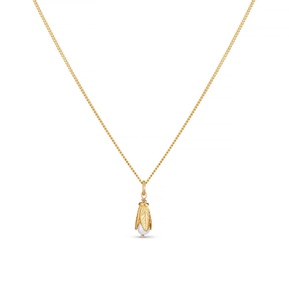 Annie Haak Petal Pearl Gold Plated Necklace Matron Inn