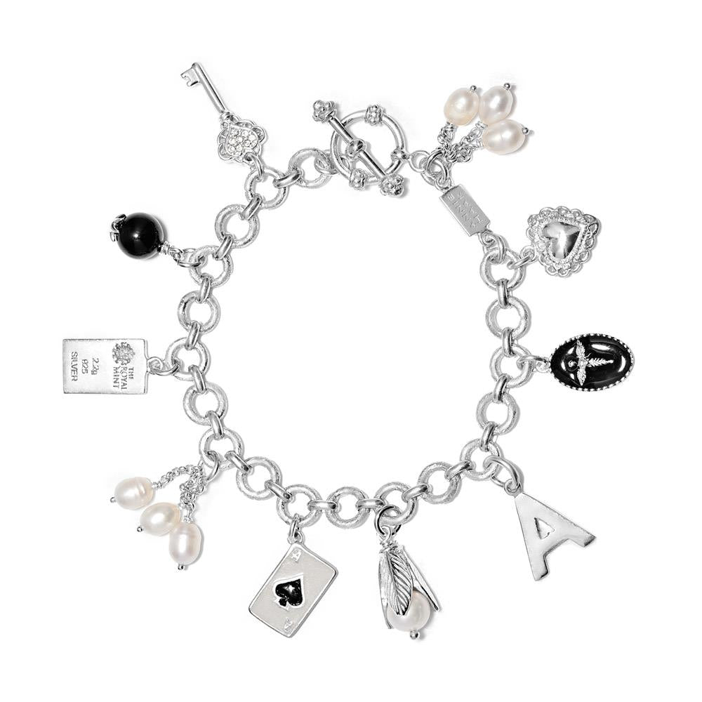 Annie Haak Myriad of Charms Silver Bracelet