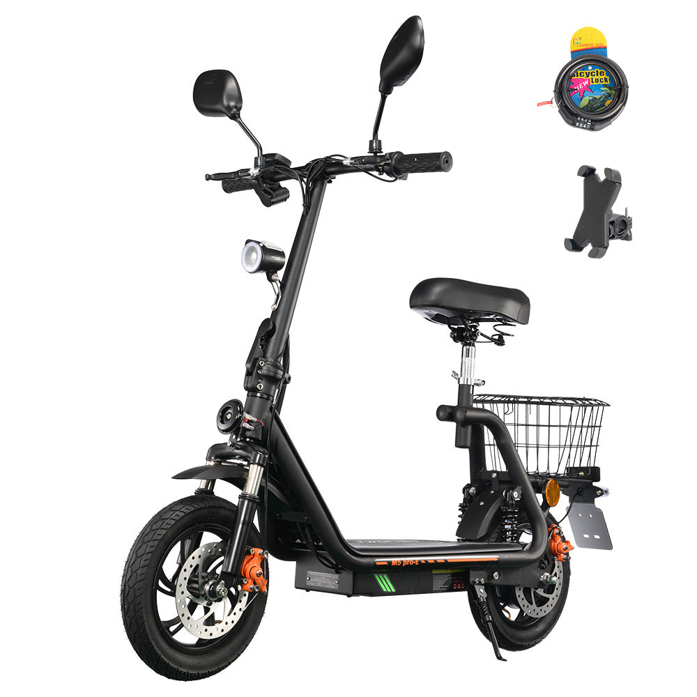 TWOFISH M5 PRO-E EEC Certified Electric Scooter 500W Black