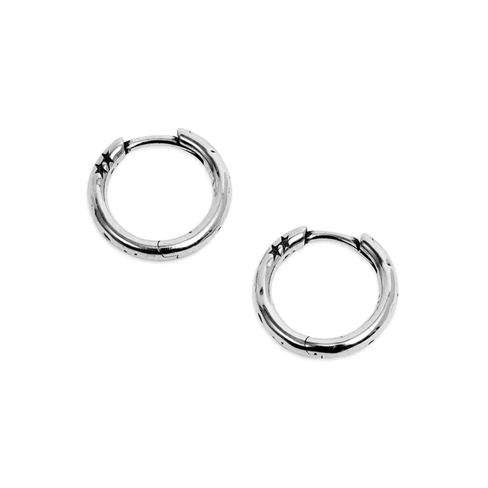 TwoJeys Slim Hoops Earrings "Silver" (219738001)