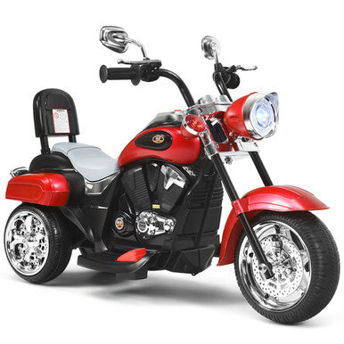 Kids' 6V 3-Wheel Ride-on Motorbike with Horn & Headlight