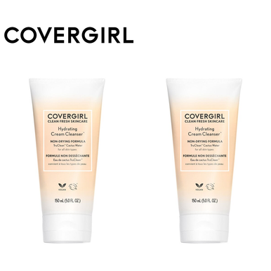 CoverGirl® Clean Fresh Skincare Hydrating Cream Cleanser, 5 fl. oz. (2-Pack)