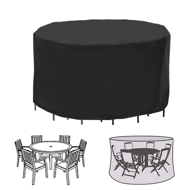 Round Table and Chairs Cover (4- or 6-Seat) - LakeForest Circular Table Cover 4 Seat