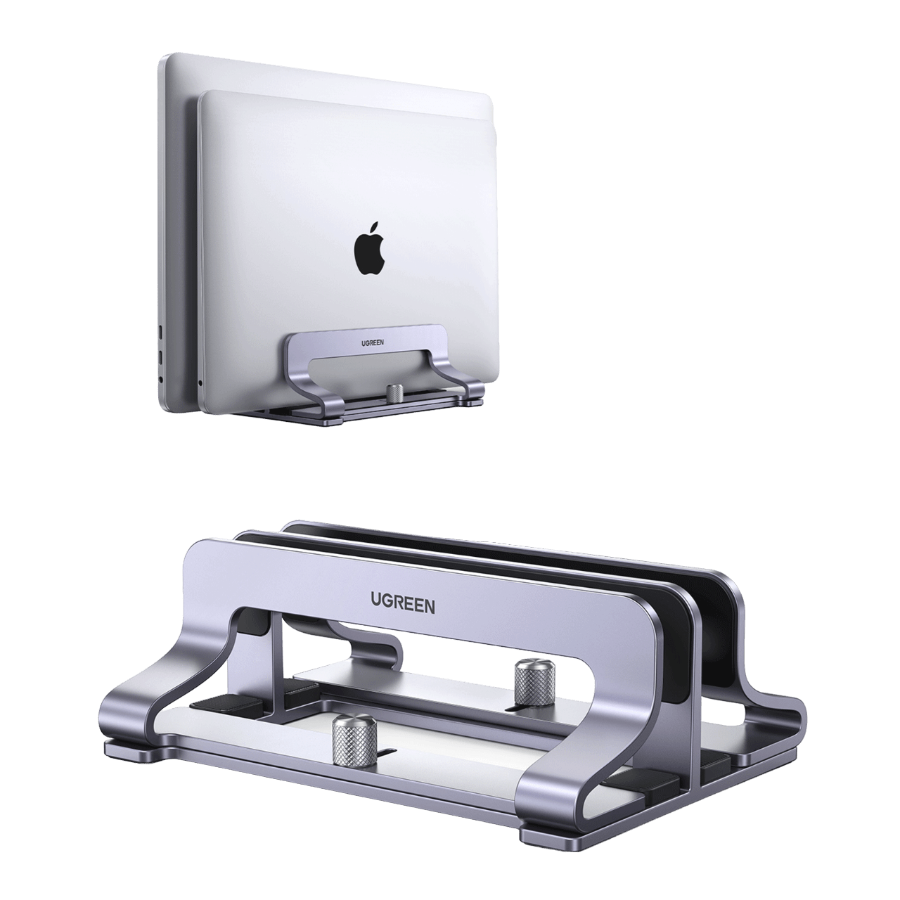 Ugreen Dual Slot Adjustable Width Vertical Laptop Stand