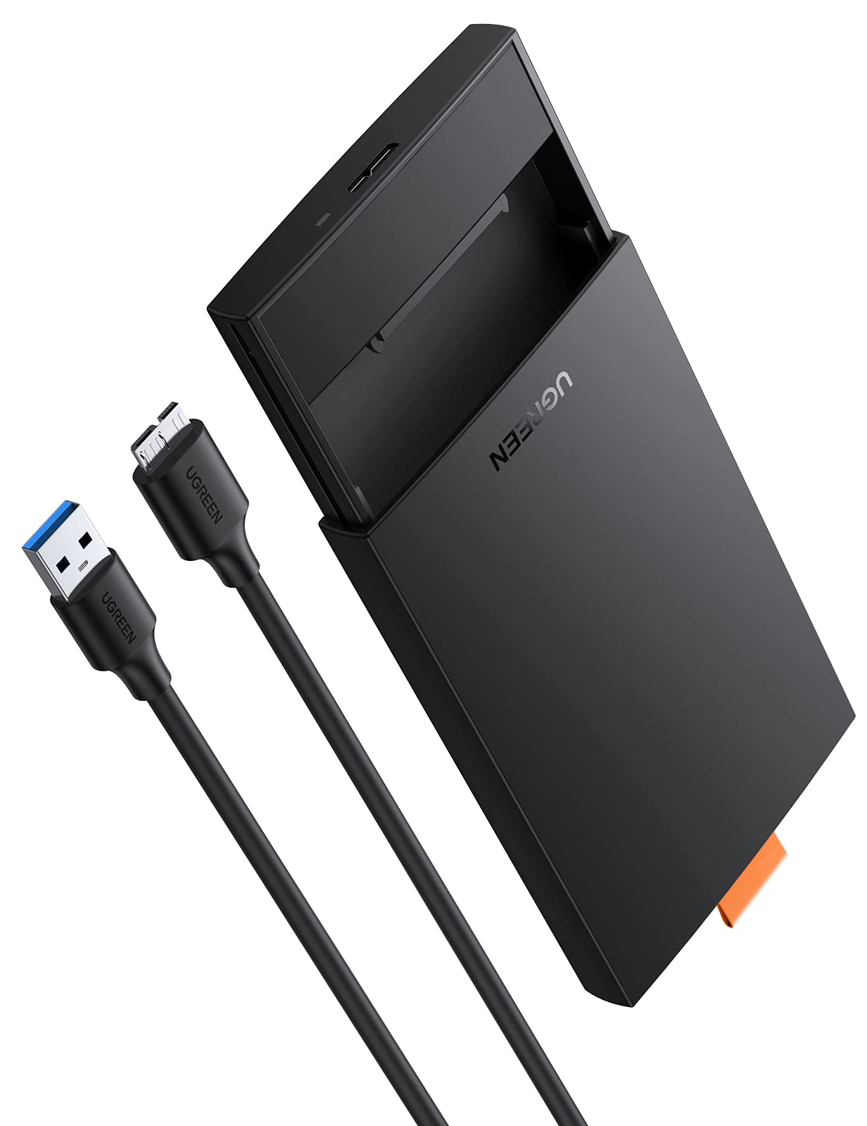 UGREEN External Hard Drive Enclosure USB 3.0 to SATA III Adapter for 2.5" SATA SSD HDD 9.5mm 7mm Hard Drive Case Housing with UASP Compatible for WD Seagate Toshiba Samsung Hitachi PS4 Xbox