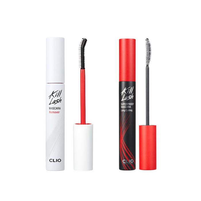 CLIO - Kill Lash Superproof Mascara 01 Long Curling + Remover Set
