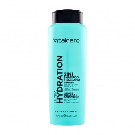 Vitalcare Ultra Hydration 2In1 Shampoo + Hydrating Conditioner 500 Ml
