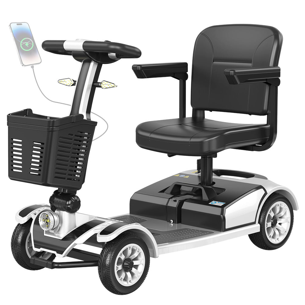 Unificare Mate Four-wheeled Scooter for the Elderly 250W 20Ah Silver