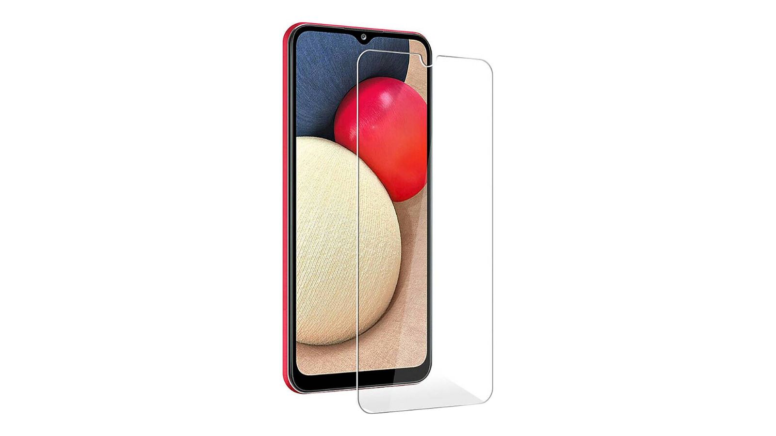 Sahara Case ZeroDamage Glass Screen Protector for Smartphones: 2-Pack Samsung Galaxy A02 and A02s