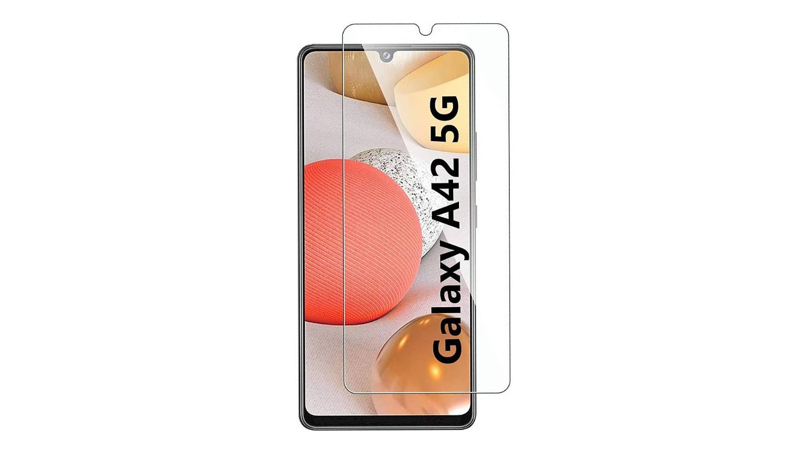 Sahara Case ZeroDamage Glass Screen Protector for Smartphones: 2-Pack Samsung Galaxy A42 5G