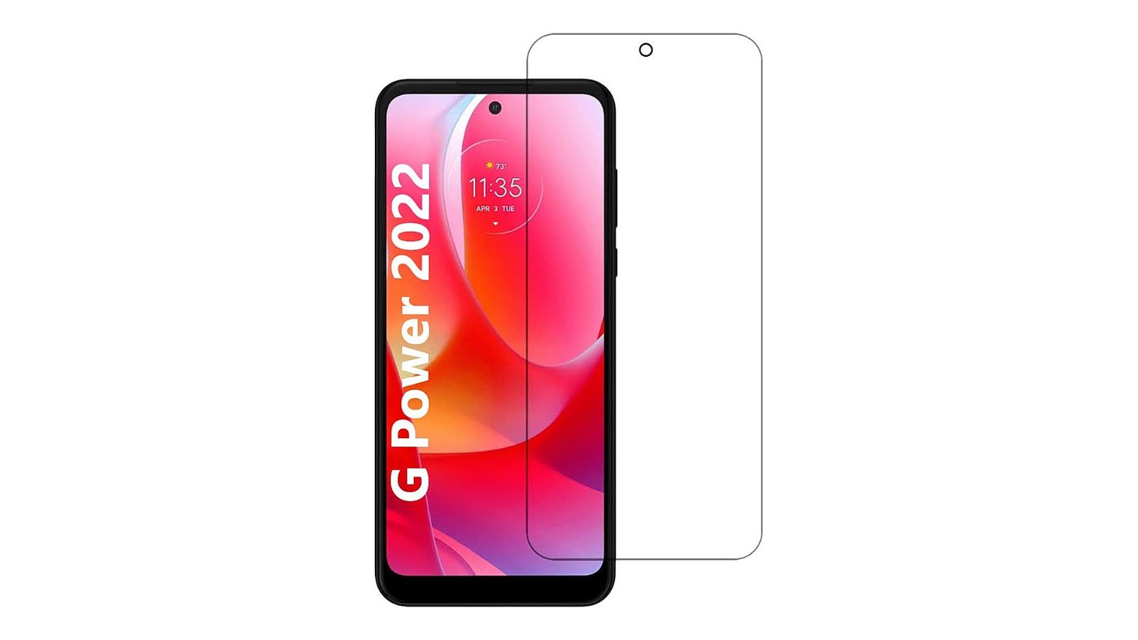 Sahara Case ZeroDamage Glass Screen Protector for Smartphones: 2-Pack Motorola Moto G Power (10th Gen)