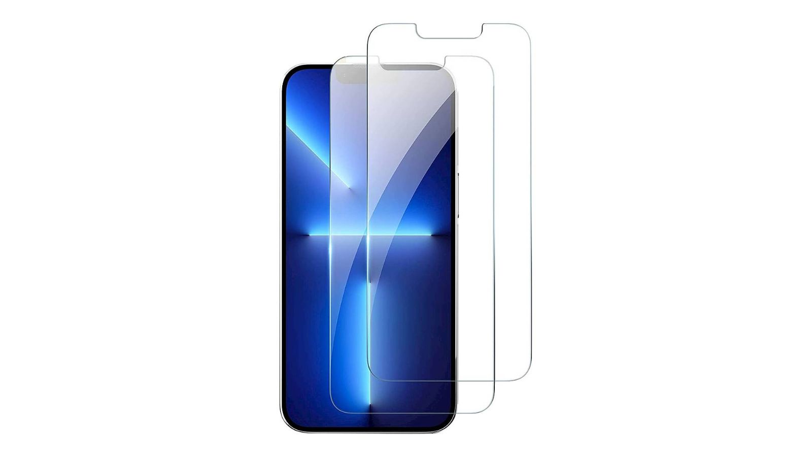 Sahara Case ZeroDamage Glass Screen Protector for Smartphones: 2-Pack Apple iPhone 13 Pro Max