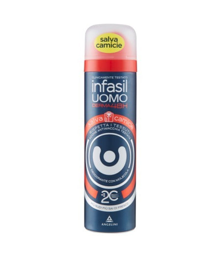 Infasil Man Derma 48 timmars sprayning Salva Skjortor 150ml