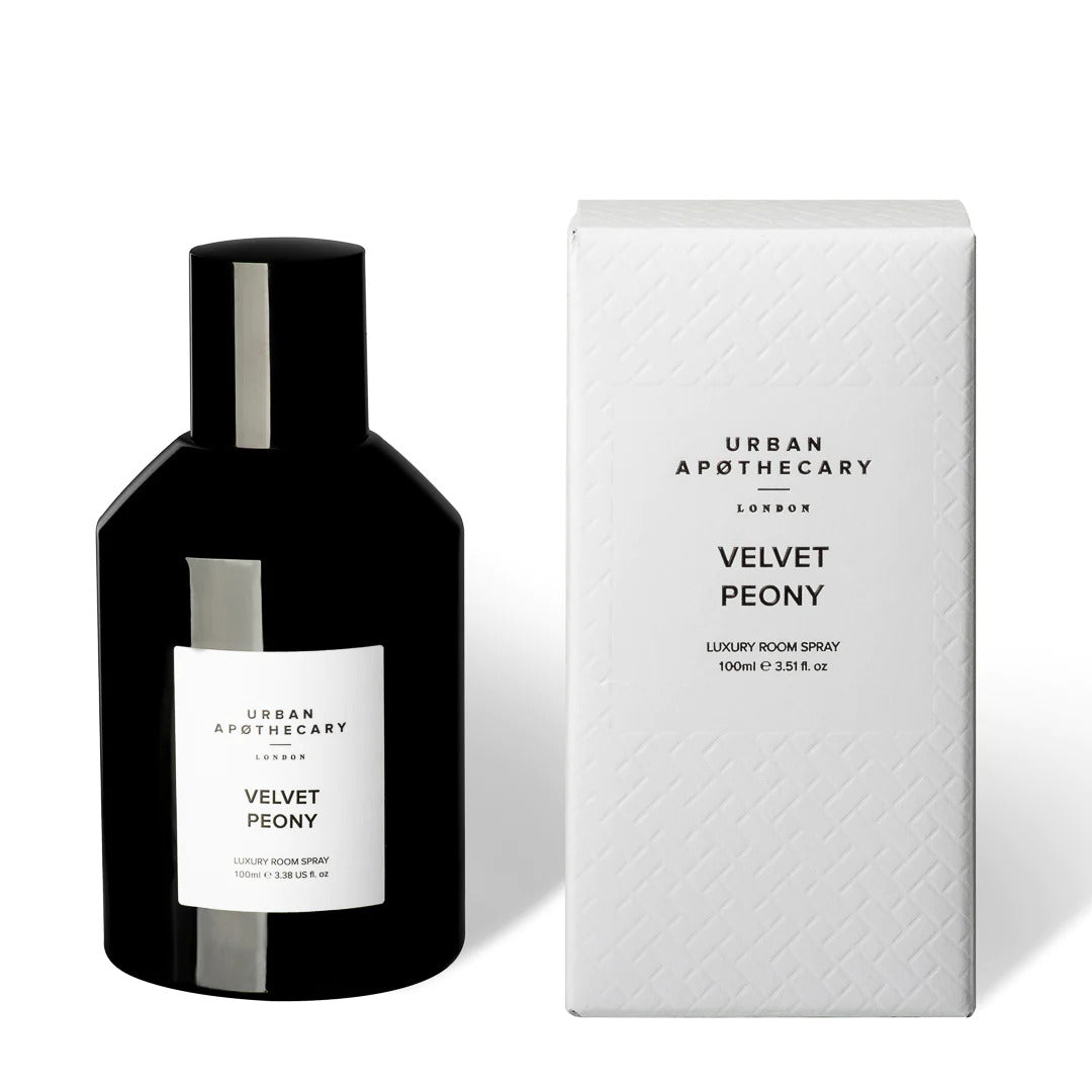 Urban Apothecary Velvet Spray de cameră Bujor 100 ml